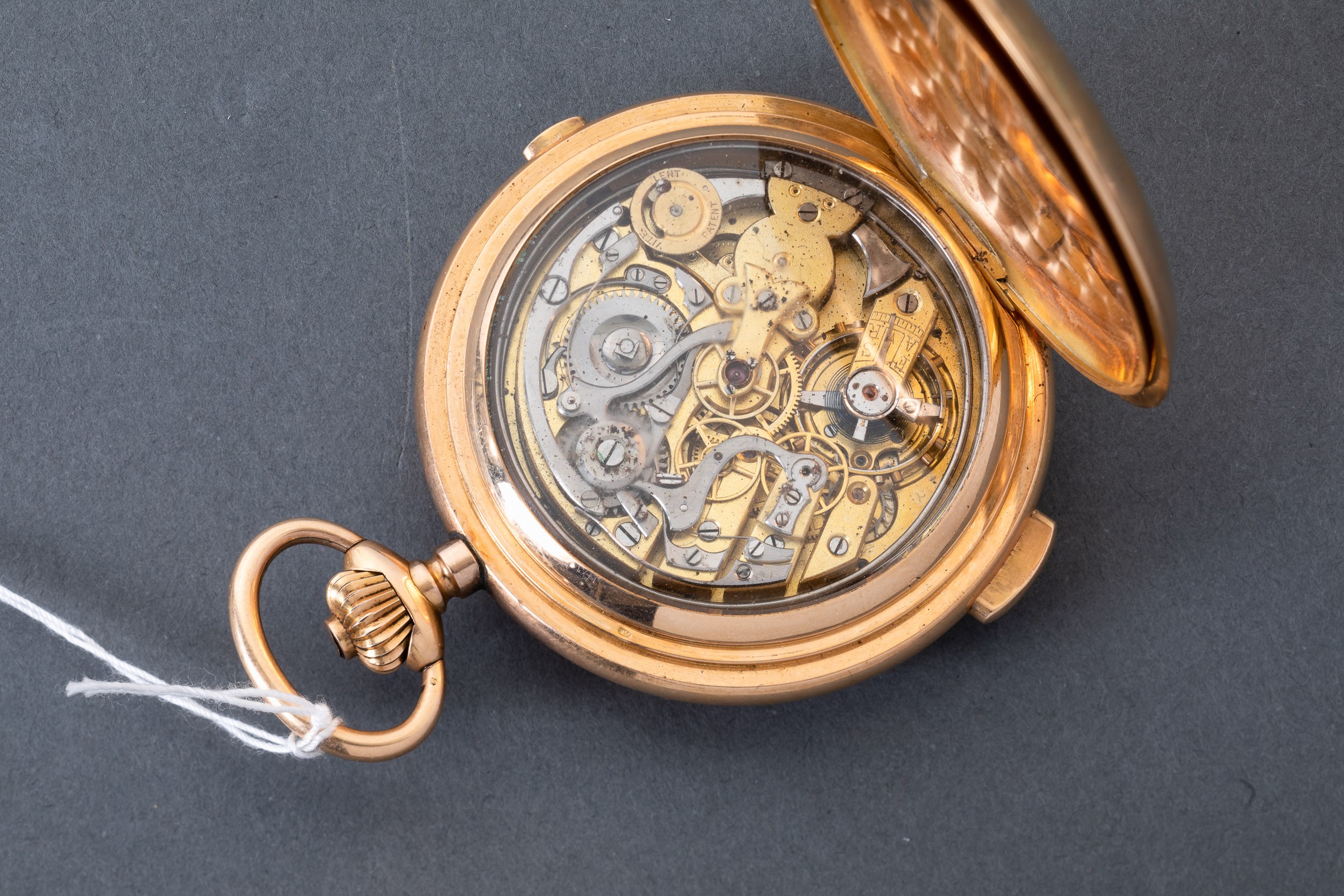 Orologio da Tasca Anonimo, 1890 Circa, Suoneria Ore/quarti Attivata da Pulsante e Cronografo, in ...