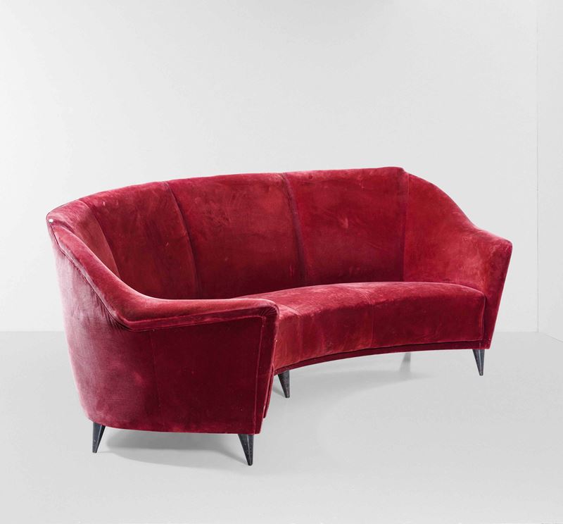 Ico Parisi : Divano curvo  - Auction 20th century furniture - Cambi Casa d'Aste