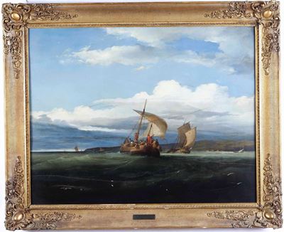 Mare in Tempesta con Barche