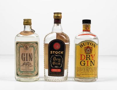Distilleria Bergia, Ginstock, Dry Ginbuton, Dry Gin