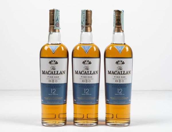 The Macallan, Highland Single Malt Scotch Whisky Fine Oak Triple Cask Matured 12 years old