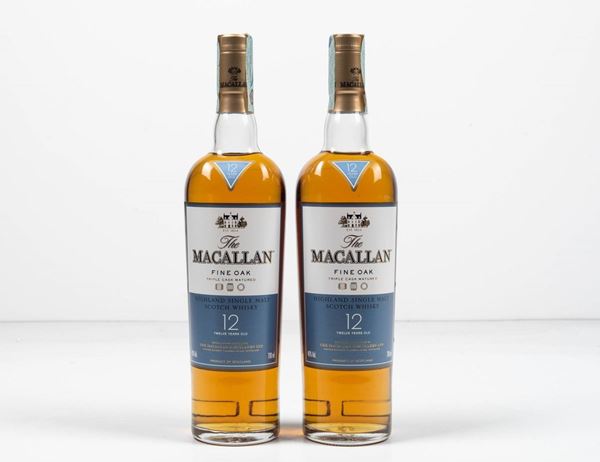 The Macallan, Highland Single Malt Scotch Whisky Fine Oak 12 years old