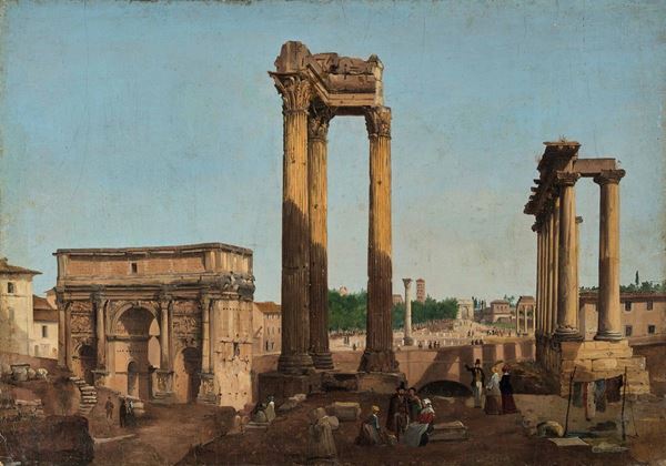 Vista del Palatino dai Musei Capitolini