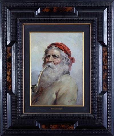 Ritratto di Anziano con Pipa