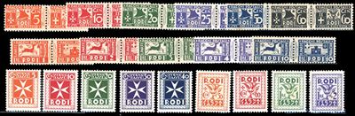 Pacchi Postali/Segnatasse, serie completa del 1934, gomma originale