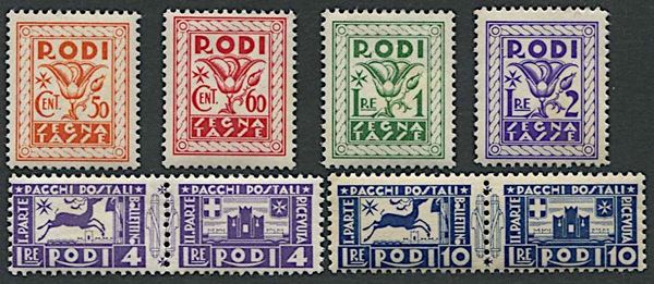 1934, Egeo, serie Pacchi Postali.