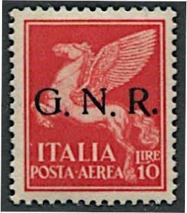 1944, G.N.R., Posta Aerea.  - Auction Philately and Postal History - Cambi Casa d'Aste