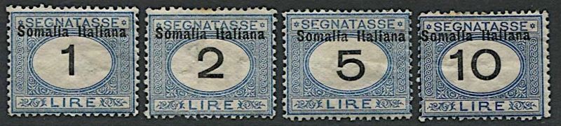 1923/1926, Somalia, Segnatasse.  - Asta Filatelia e Storia Postale - Cambi Casa d'Aste