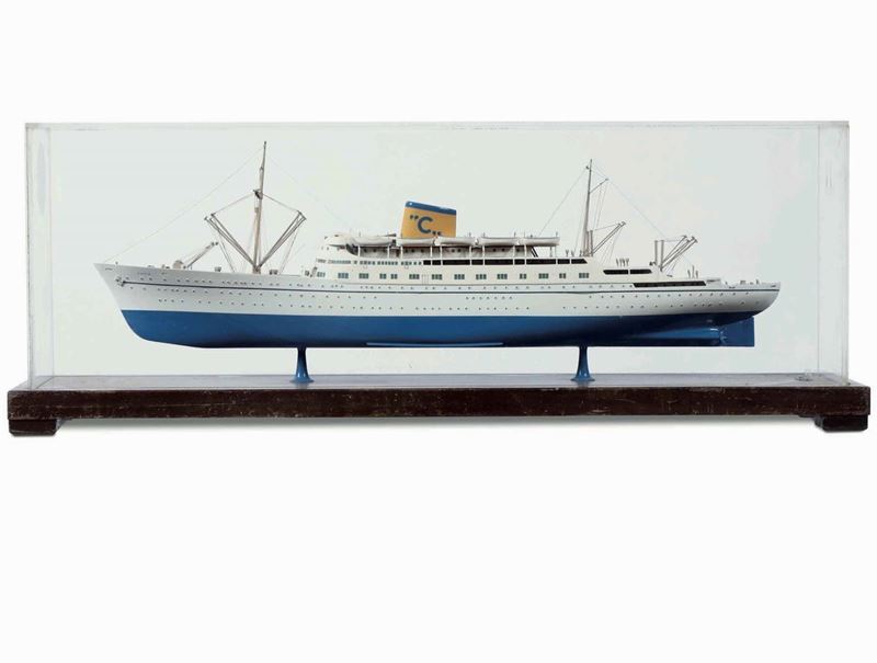 Modello del piroscafo Fulvia della linea Costa. XX secolo  - Auction Marittime Art and Scientific Instruments - Cambi Casa d'Aste