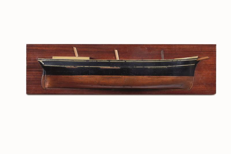 Mezzo modello da cantiere di pirovascello, Italia XIX-XX secolo  - Auction Marittime Art and Scientific Instruments - Cambi Casa d'Aste