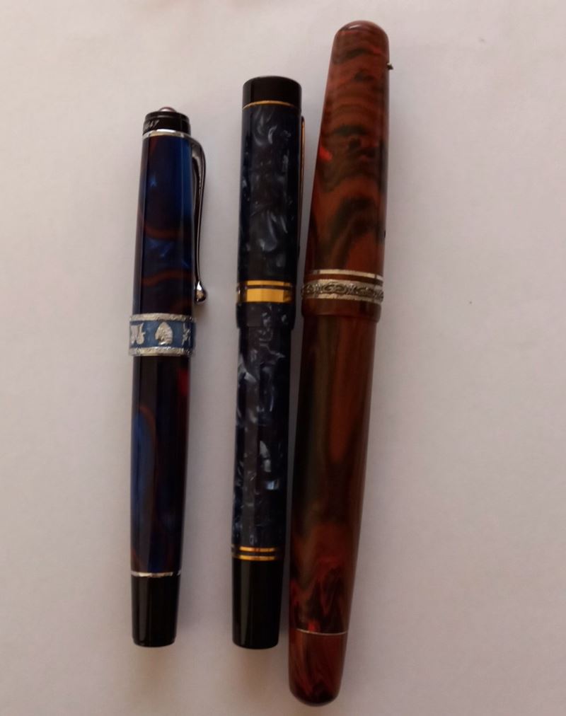 Lotto 3 penne: Delta (danni), Parker e Aurora  - Auction Luxury Vintage and Collector's Pens - Cambi Casa d'Aste