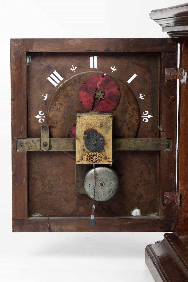 Orologio Notturno. Movimento di Francesco Papillion, Firenze, Inizio XVIII Secolo