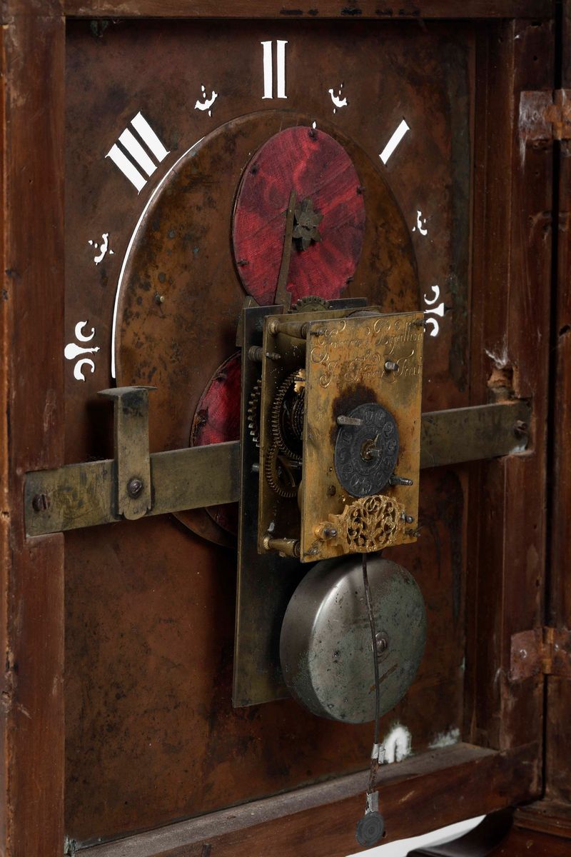 Orologio Notturno. Movimento di Francesco Papillion, Firenze, Inizio XVIII Secolo
