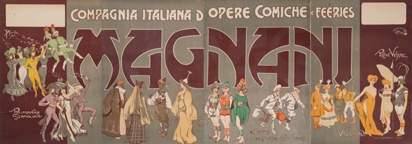 Giuseppe Garuti - Pipein Gamba - MAGNANI: COMPAGNIA ITALIANA D'OPERE COMICHE - FEERIES