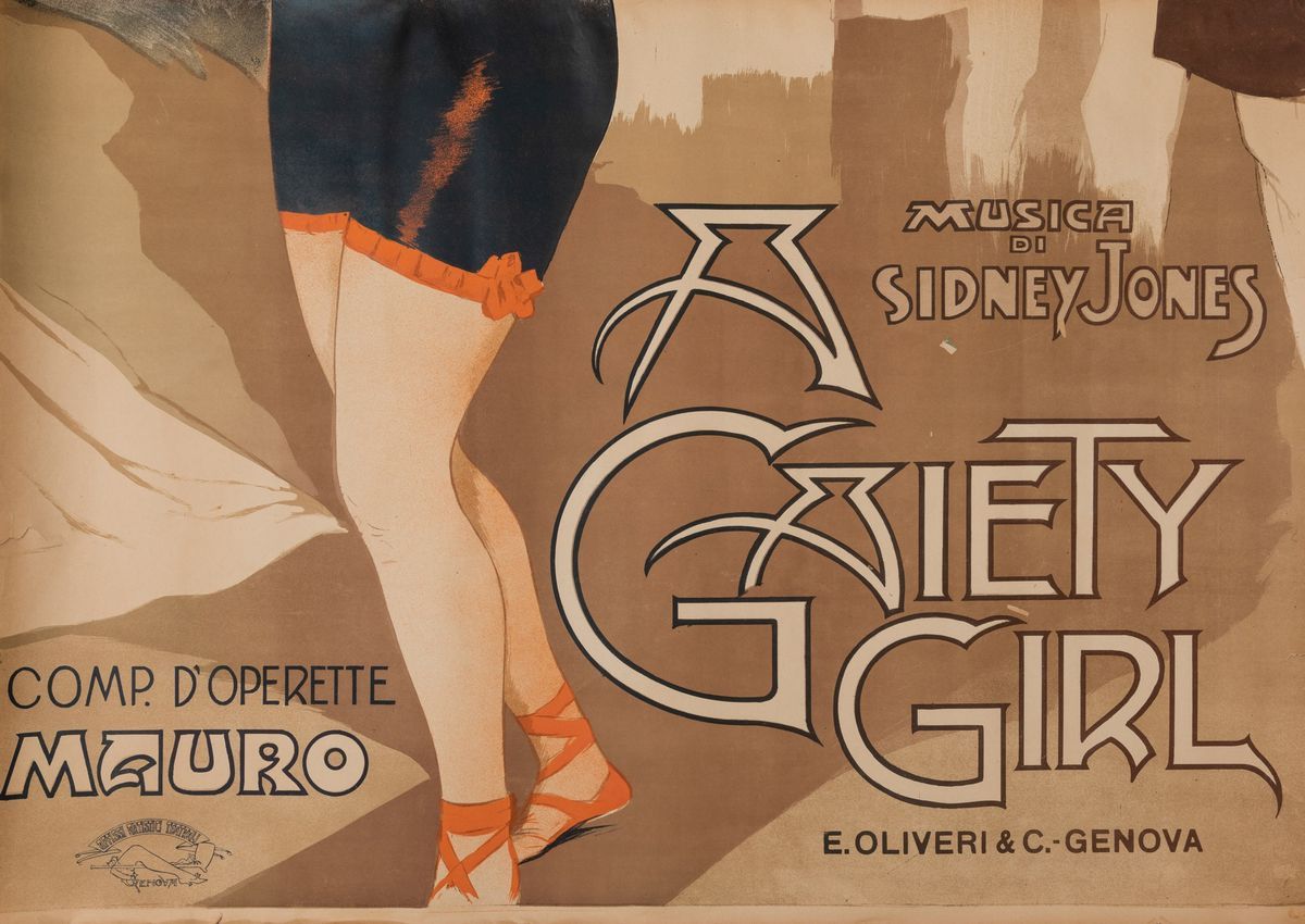 Giuseppe Garuti - Pipein Gamba - A Gaiety Girl