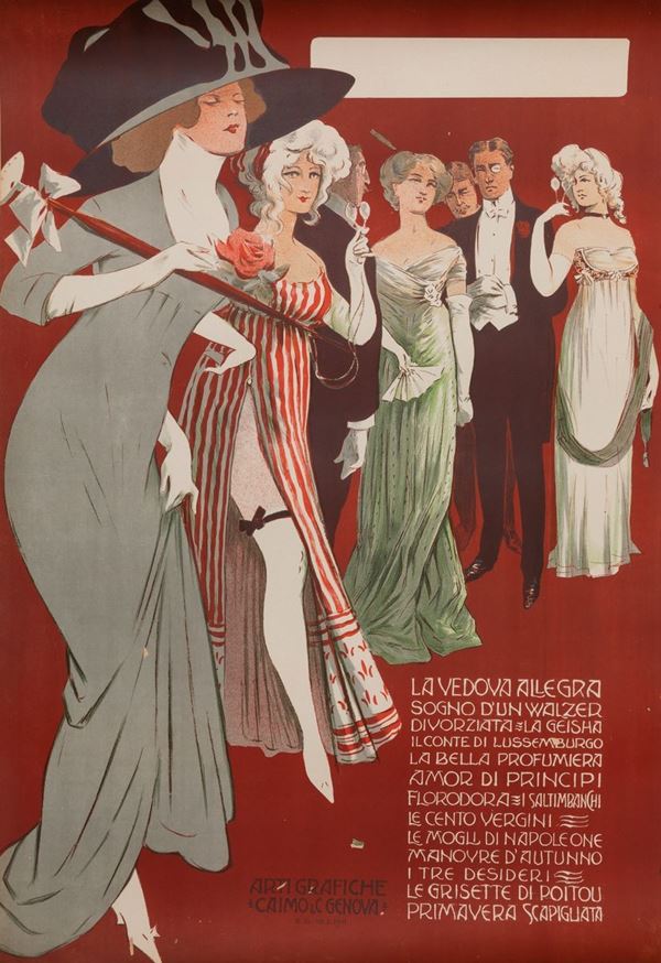 Giuseppe Garuti - Pipein Gamba - LA VEDOVA ALLEGRA ED ALTRE OPERETTE