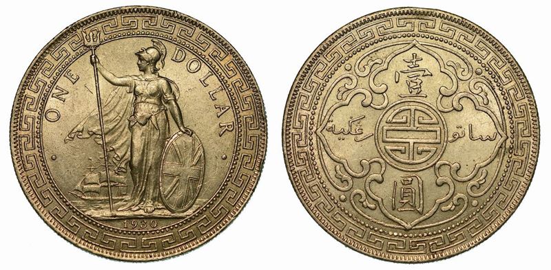 REGNO UNITO. GEORGE V, 1910-1936. Trade Dollar 1930.  - Auction Numismatics - Cambi Casa d'Aste