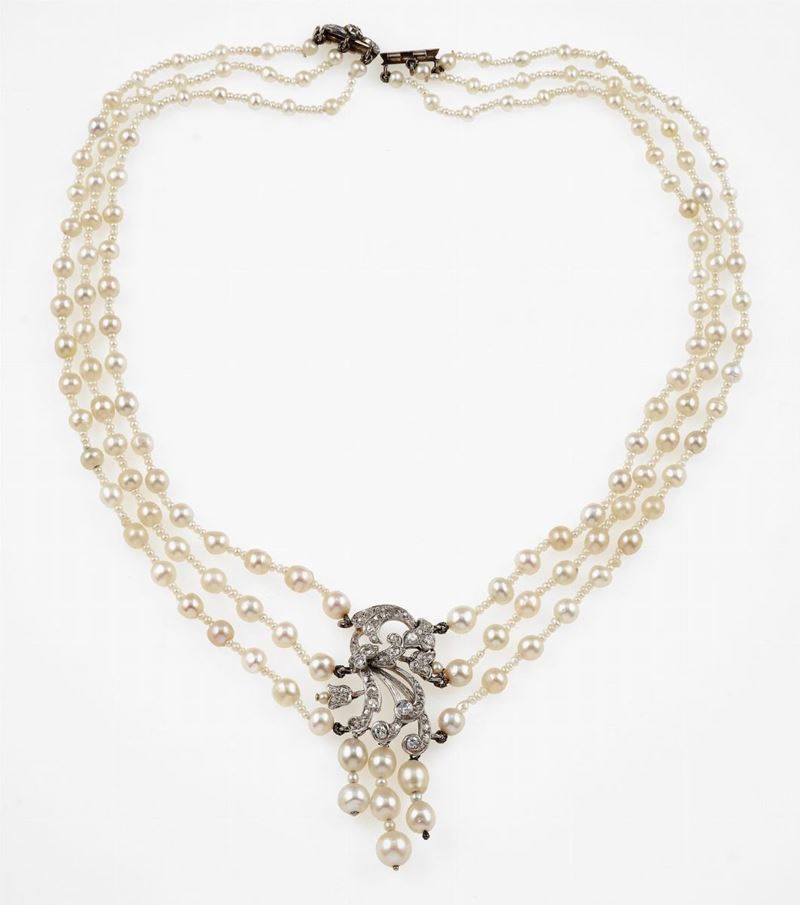 Pearl necklace  - Auction Fine and Coral Jewels - Cambi Casa d'Aste