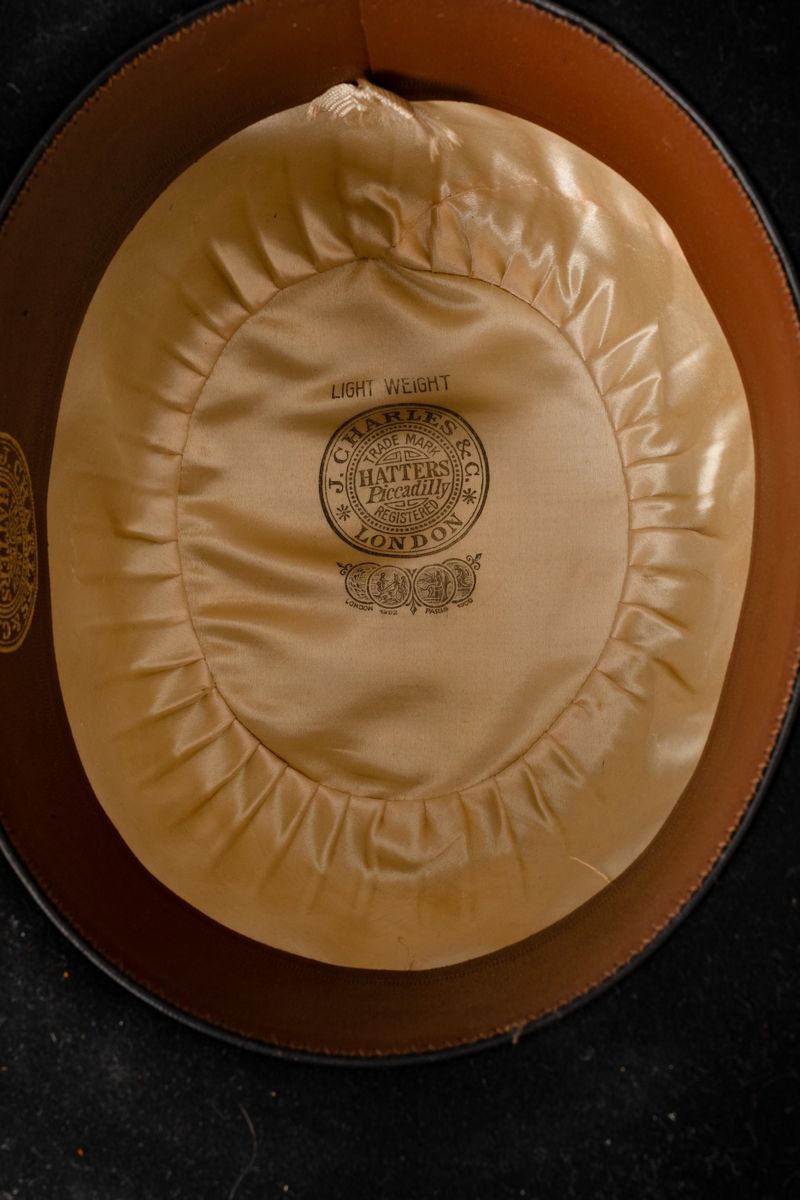 Set del Perfetto English Man :cappello Bombetta Charles & C. London Vintage, Bastone Vintage con ...