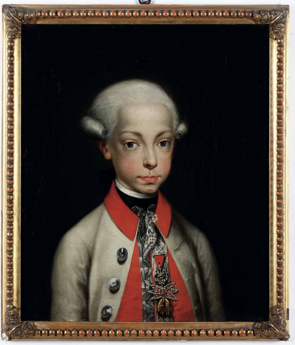 Scuola Napoletana del XVIII Secolo Ritratti di Principini di Casa Borbone