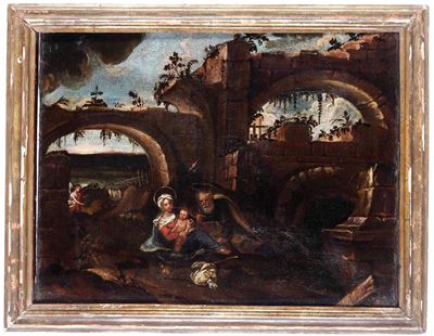 Scuola del XVII Secolo Sacra Famiglia