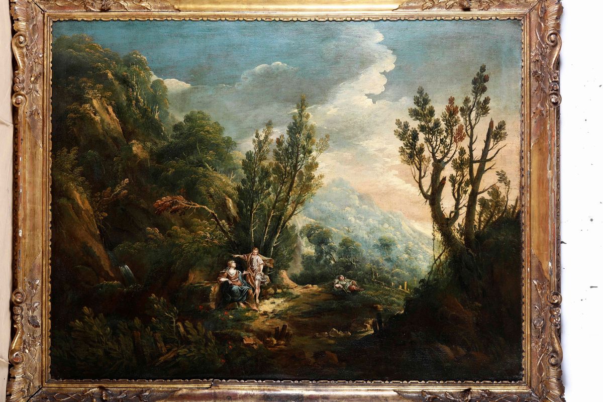 Giuseppe Roncelli - Agar e Ismaeletobiolo e L'angelo