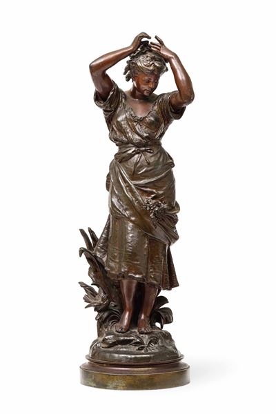 Figura Femminile. Fonditore Francese del XIX-XX Secolo