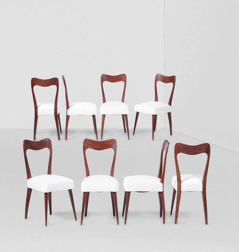 Set di otto sedie  - Asta Design - Cambi Casa d'Aste