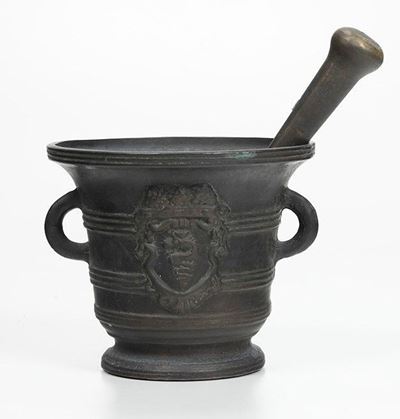 Mortaio in Bronzo con Pestello, Monte Farmaco