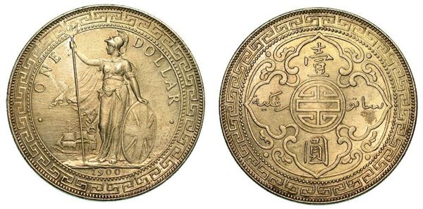 REGNO UNITO. VICTORIA, 1837-1901. Trade Dollar 1900.