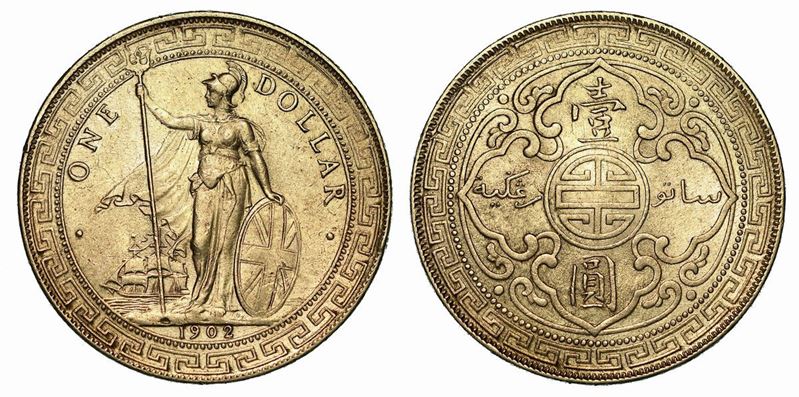 REGNO UNITO. EDWARD VII, 1901-1910. Trade Dollar 1902.  - Auction Numismatics - Cambi Casa d'Aste