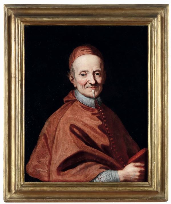 Scuola del XVIII secolo Ritratto di cardinale