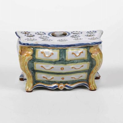 Fioriera a Forma di "commode"francia, Manifattura la Rochelle, 1760 Circa