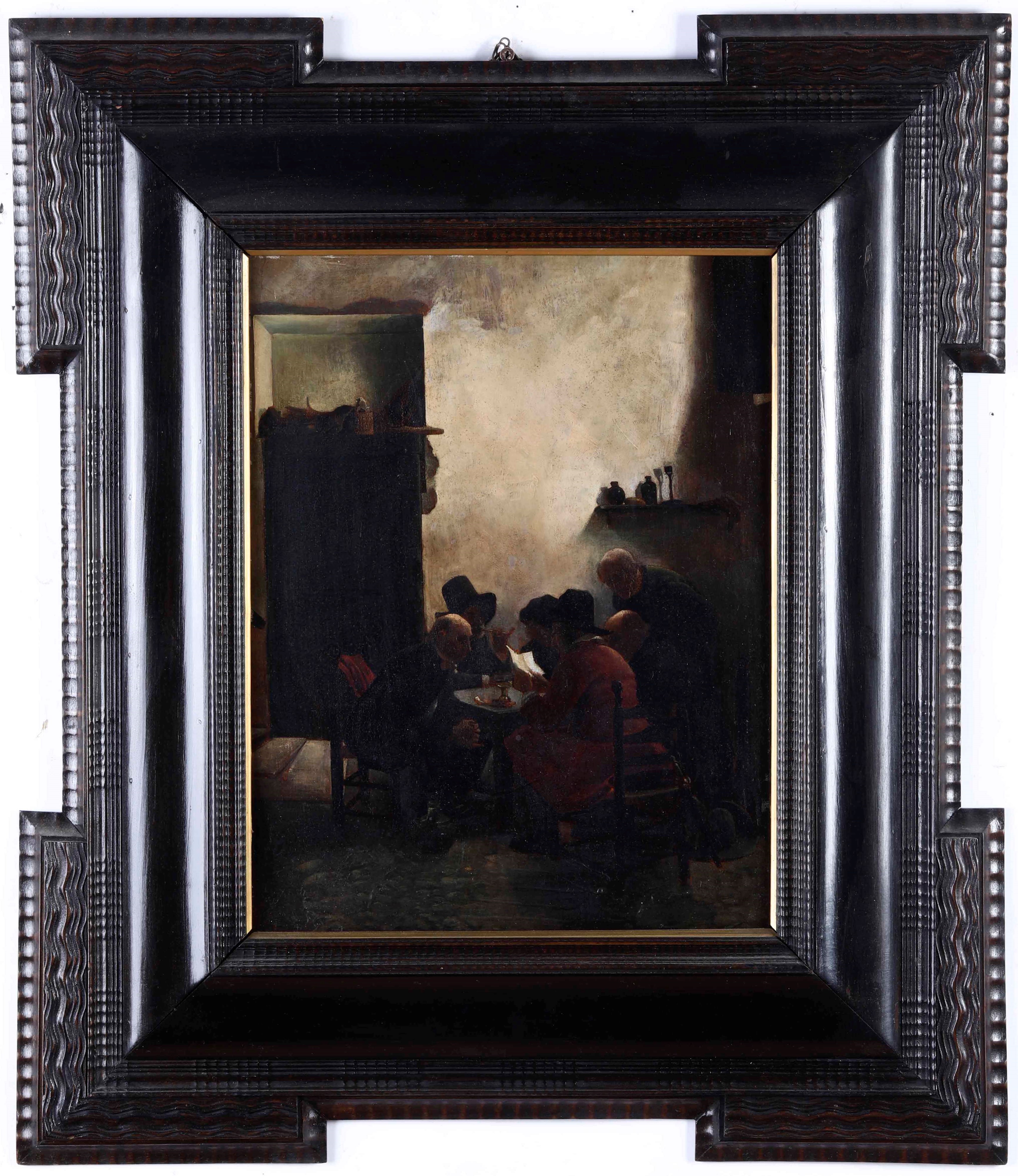 Anonimo del XIX Secolo Scena D'interno