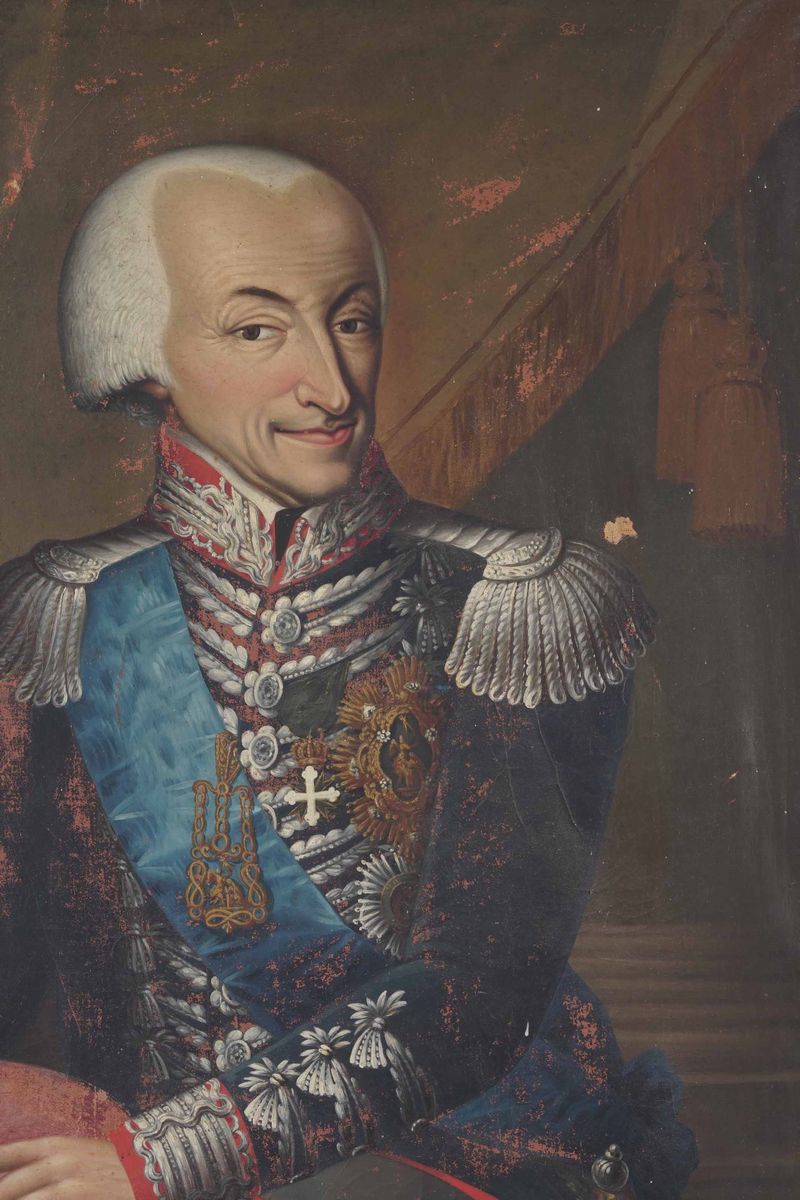 Scuola Piemontese del XVIII Secolo Ritratto di Regnante della Casa Savoia