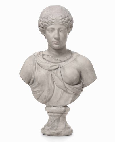 Faustina Minore. Marmo. Arte Italiana XVII-XVIII Secolo