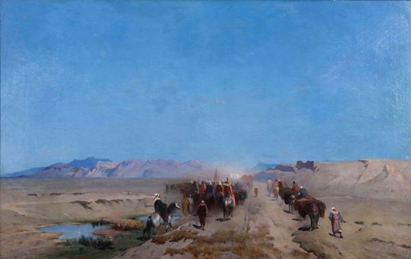 Alberto Pasini - Carovana nel deserto