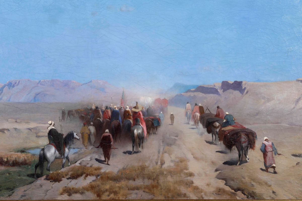 Alberto Pasini - Carovana nel Deserto