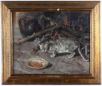 Scuola del XIX Secolo Gatto