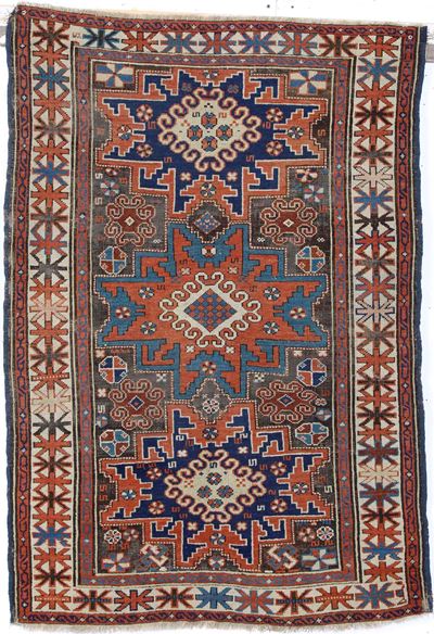 Tappeto Shirvan. Caucaso, Fine XIX Secolo