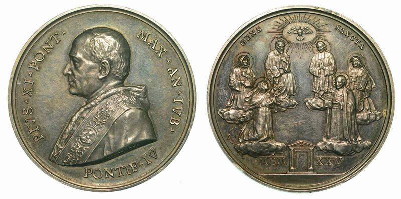 VATICANO. PIO XI, 1922-1939. Medaglia straordinaria Anno Giubilare MCMXXV.  - Auction Numismatics - Cambi Casa d'Aste
