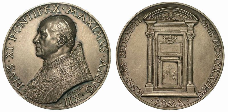 VATICANO. PIO XI, 1922-1939. Medaglia annuale A. XII.  - Auction Numismatics - Cambi Casa d'Aste
