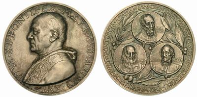 Vaticano. Pio XI, 1922-1939. Medaglia Annuale A. XVI.