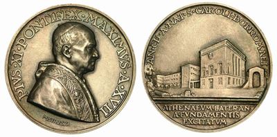 Vaticano. Pio XI, 1922-1939. Medaglia Annuale A. XVII.