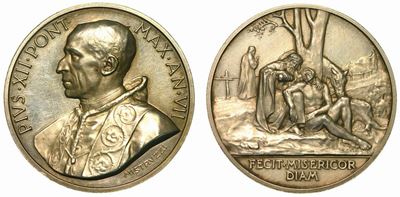 Vaticano. Pio XII, 1939-1958. Medaglia Annuale A. VII.