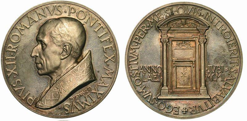 VATICANO. PIO XII, 1939-1958. Medaglia straordinaria Anno Giubilare MCML.  - Auction Numismatics - Cambi Casa d'Aste