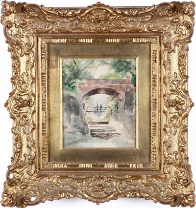 Paesaggio con Ponte e Figure