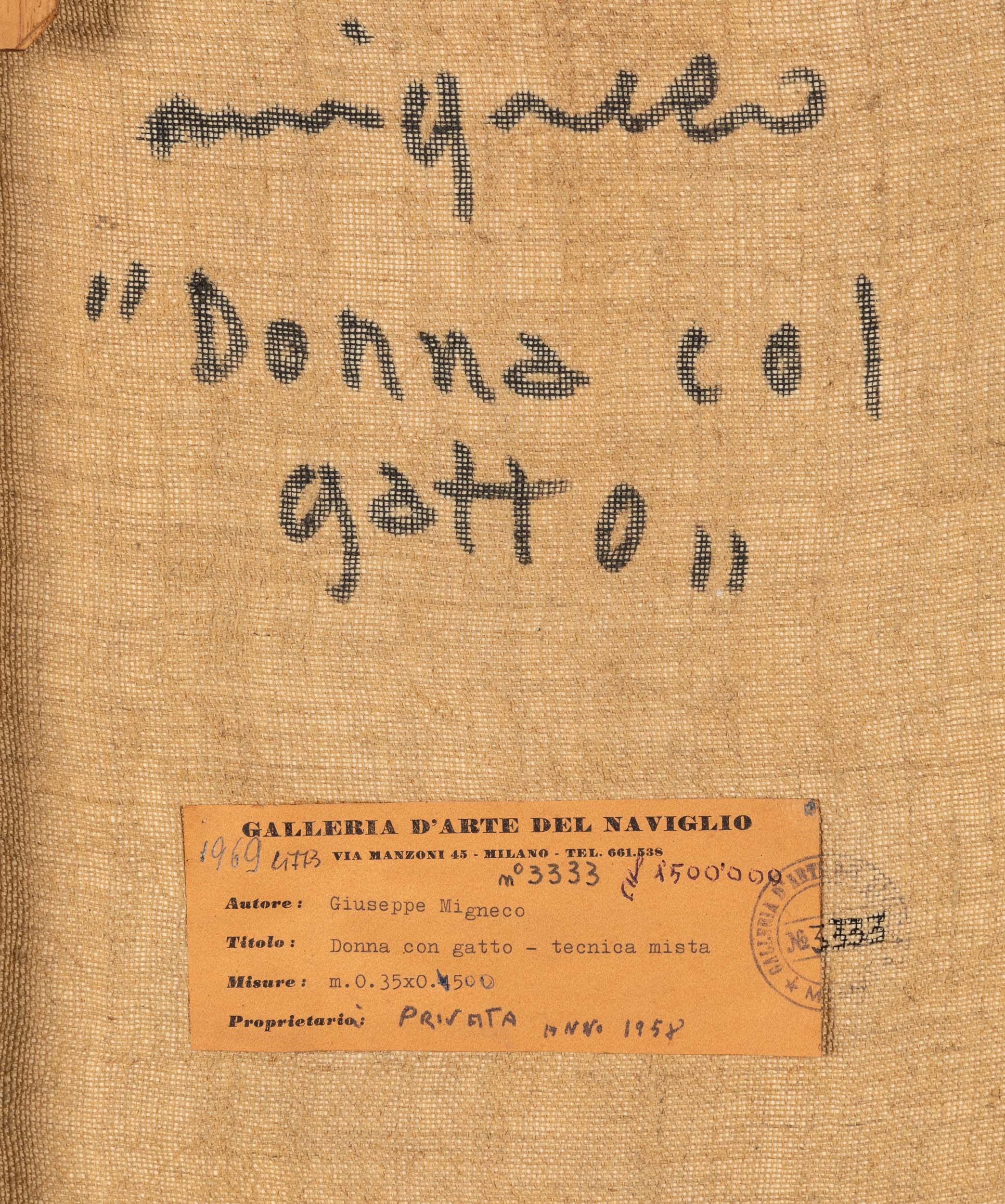 La donna con il gatto