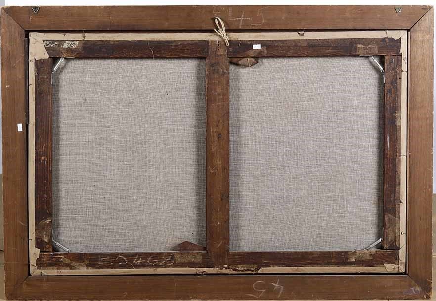 Artista Fiammingo del XVII Secolo Paesaggio con Viandanti