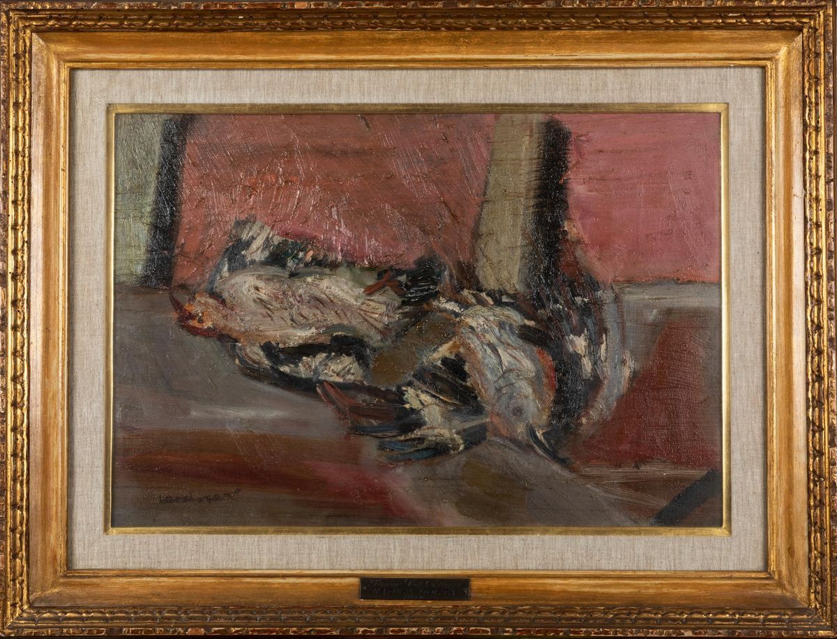 Bruno Cassinari - Natura Morta con Uccello